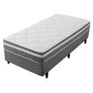 Conjunto Box Solteiro Mola Ensacada Probel Akira (88x188x46cm) Branco Conjunto Box Solteiro Mola Ensacada Probel Akira (88x188x46cm) Branco