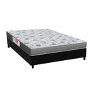 Conjunto Box Viúva: Colchão Espuma Orthoflex D45 Comfortpedic + Base CRC Suede Black(128x188)