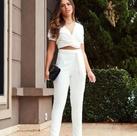 Conjunto branco off White tamanho único P