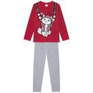 Conjunto Brandili Com Estampa De Gatinho Infantil Conjunto Brandili Com Estampa De Gatinho Infantil