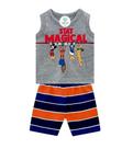 Conjunto Brandili Disney Tam. M - Algodão com Estampa dos Personagens