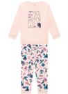 Conjunto Brandili Infantil em Moletom Menina Fazenda Doce Lar