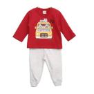 Conjunto Brandili Infantil em Moletom Menino Carro com Cachorrinhos