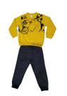 Conjunto Brandili Infantil em Moletom Menino Urso Legal