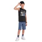 Conjunto Brandili Infantil Menino Regata e Bermuda Confortável Sofisticado Casual 55701