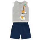 Conjunto Brandili Malha Animais da Selva Bebê