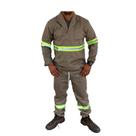 Conjunto Brim Refletivo Manga Longa Elástico Total