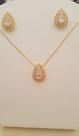 Conjunto brinco e colar