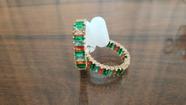 Conjunto brinco e pulseira
