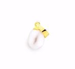 Conjunto Brincos + Colar + Pingente Pérola Biwa Ouro 18k 750