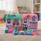 Conjunto Brinquedos Casa de Bonecas Vila Colorida Móveis Brinquedos Casinha Tipo Casa Magica Infantil