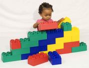 Conjunto Building Blocks Kids Adventure Jumbo de 24 peças para crianças pequenas