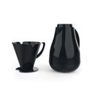 Conjunto Bule Sonetto 1l E Suporte Para Filtro Preto