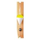 Conjunto c/1 com anzol am n 02 bóia de isopor n 05 linha 0,40mm e chumbo oliva n 01