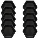 Conjunto c 10 Formas Plasticas p Sextavada Lisa Piso de Concreto 25x25x6 Piso Calçada Rua Caminho Jardim