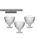 Conjunto c/ 3 Taças de Sobremesa Artemis - 400ml