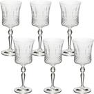 Conjunto c/ 6 taças cristal lapidado p/ água grace 300ml - bohemia by wolff