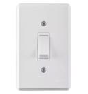 CONJUNTO C/ PLACA 1 Interruptor SIMPLES