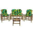 Conjunto Cadeiras de Bambu + Mesa Para Sala e Área Externa T11 Conjunto Cadeiras de Bambu + Mesa Para Sala e Área Externa T11