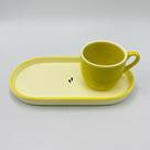 Conjunto Café 2 peças (Xícara 180ml + bandeja) Pera - Tutti Frutti