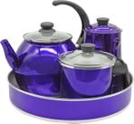Conjunto Café 4 Peças Lilás