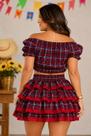 Conjunto Caipira Saia E Cropped Adulto Conjunto Caipira Saia E Cropped Adulto