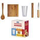 Conjunto Caipirinha 5 Pcs Bamboo - Mor