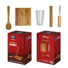 Conjunto caipirinha 5 peças-kit caipirinha bamboo-mor