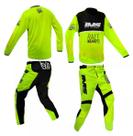 Conjunto Calça + Camisa Ims Mx Active Trilha Motocross Flúor
