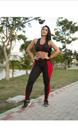 Conjunto Calça com bolso Flex Fitness Moda Academia Tamanho M veste 36/38