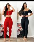 Conjunto Calça +cropped