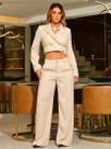 Conjunto Calça e Blazer Alfaiataria Empório PitBull 94112 COR:MARFIMTAMANHO:M