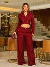 Conjunto Calça e Blazer Alfaiataria Empório PitBull 94112 COR:MARSALATAMANHO:P