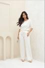 Conjunto calça e blusa de ombro caido moletom ivone