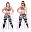 Conjunto calça e blusa para academia