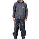 Conjunto Calça e Capa de Chuva Nylon Com Capuz Impermeável Lms Rods Lumis Para Pesca