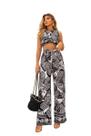 Conjunto Calça e Cropped Est. Conjunto Calça e Cropped Est.