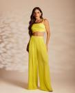 conjunto calça e cropped-tamanho M.stilo elegânte e confortavel para seu dia a dia