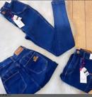 Conjunto calca e saia jeans