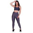 Conjunto Calça Legging e Top com Bojo Removível 3D Academia Fitness Barbara