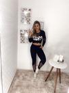 Conjunto calca moletinho arrastao