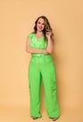 Conjunto calça pantalona cargo