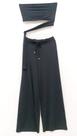 Conjunto Calça Pantalona Com Fenda Preto TAM U Missunshine