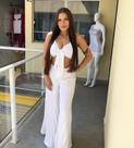 Conjunto calça pantalona e croped