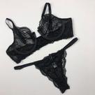 conjunto calcinha e sutian preto