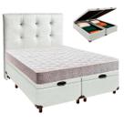 Conjunto Cama Box Bau Blindado Casal + Colchão D33 D33 Inducol + Cabeceira Conjunto Cama Box Bau Blindado Casal + Colchão D33 D33 Inducol + Cabeceira