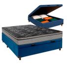 Conjunto Cama Box Bau Casal + Colchão Conforto Paropas Conjunto Cama Box Bau Casal + Colchão Conforto Paropas
