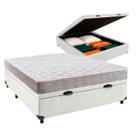 Conjunto Cama Box Bau Casal + Colchão D33 Inducol