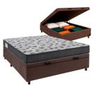 Conjunto Cama Box Bau Casal + Colchão Iso100 Ortobom Conjunto Cama Box Bau Casal + Colchão Iso100 Ortobom