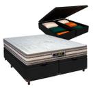 Conjunto Cama Box Bau Casal + Colchão Legriff Sankonfort